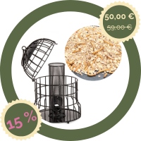 Terrassen-Vogelfutter-Glück: Futter +...