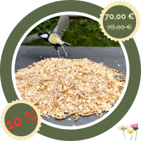 Terrassenfutter mit Insekten 18 kg – sauberes...