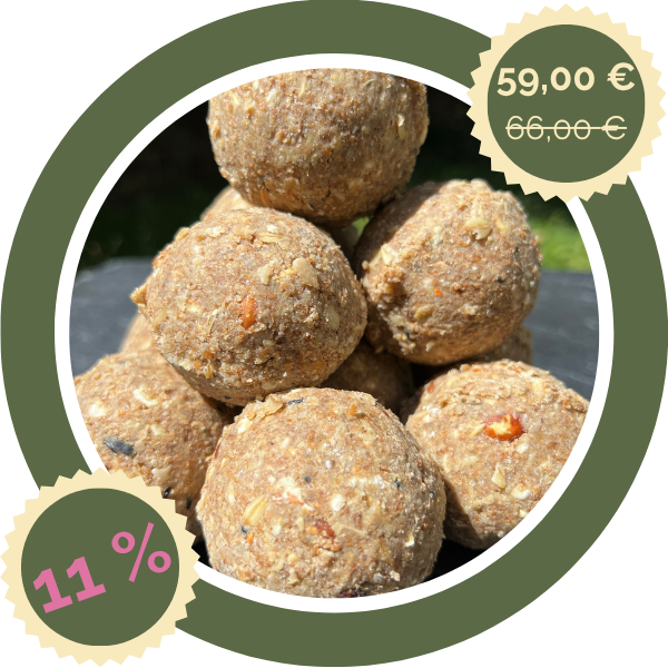 Ganzjahresknödel mit Insekten – 190 Meisenknödel für Wildvögel